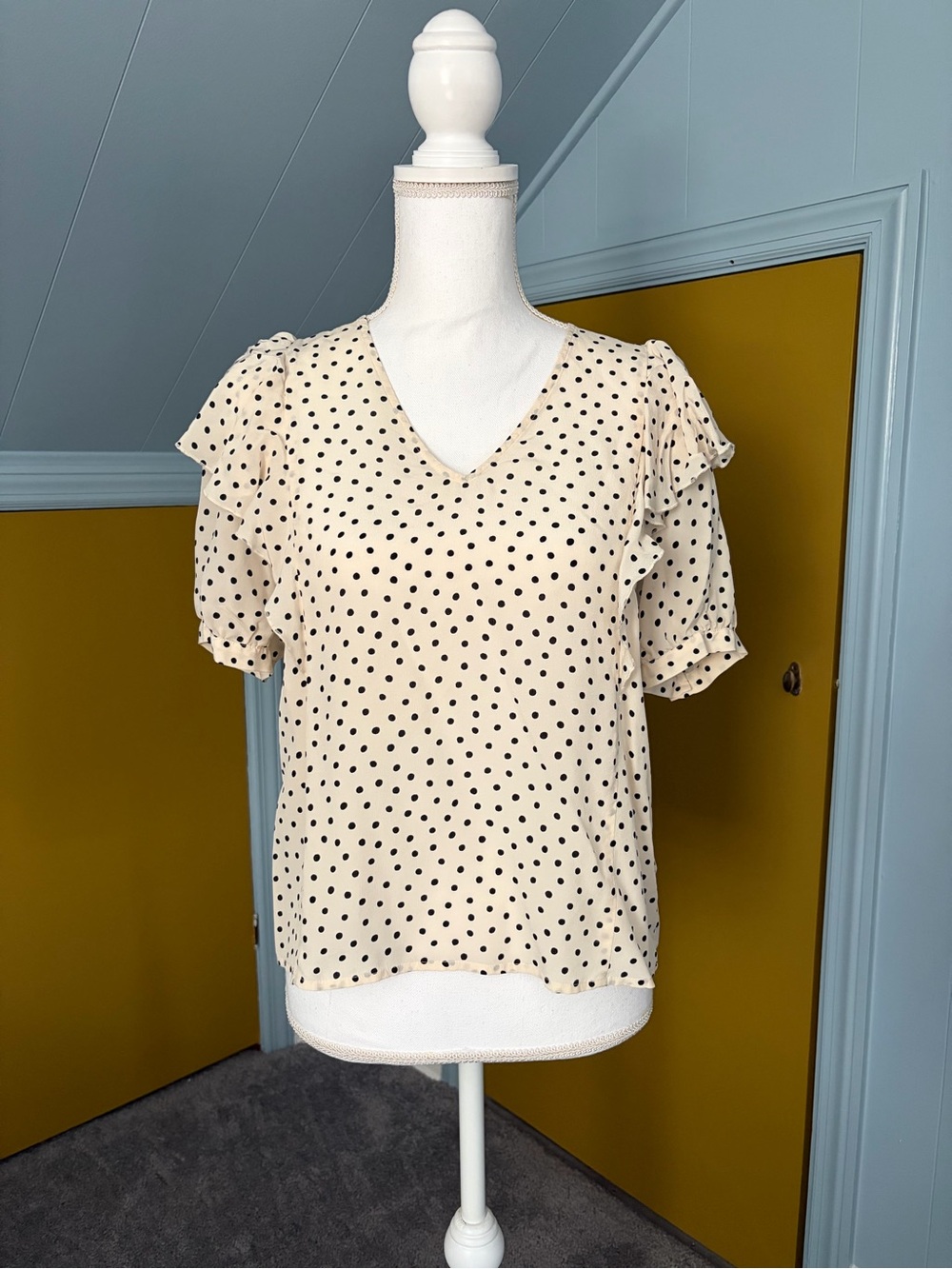 Madewell Polka Dot Blouse